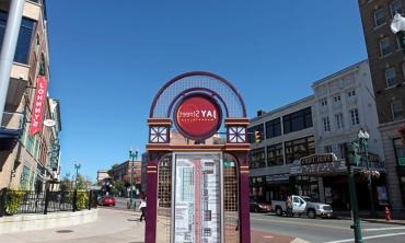 The Jay Street sign